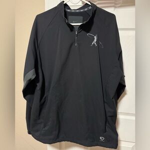 Nike Men's Black and Gray Windbreaker